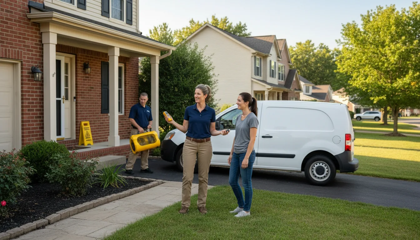 Residential water damage restoration in Kingman, AZ
